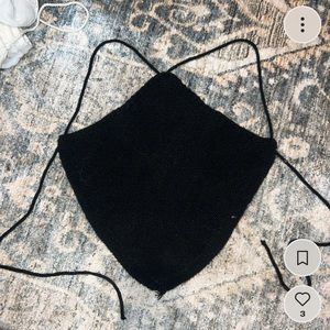 Rumors black tie in the back top